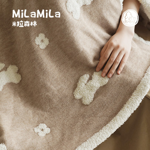 Decoración del hogar sofá habitación <span class=keywords><strong>de</strong></span> los niños medio forro polar <span class=keywords><strong>de</strong></span> punto 120x160 chal alfombras lindas conejo mantas <span class=keywords><strong>de</strong></span> lana para niños manta <span class=keywords><strong>de</strong></span> sofá - Product Image 6