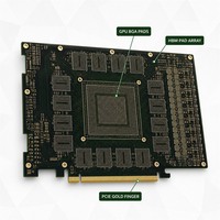 Fabricant de cartes PCB pour IA - Carte de module de calcul GPU HDI multi-couches jusqu'à 40 couches High-TG Megtron ENIG ENEPIG