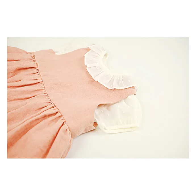 Children baby girl summer dress pursue elegance with much attention paid to detail