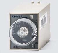 Relais temporisé réglable JSZ3A-D 220V, 2NO 2NC, 8 broches, AC220V/DC24V, pour le contrôle de l'automatisation industrielle