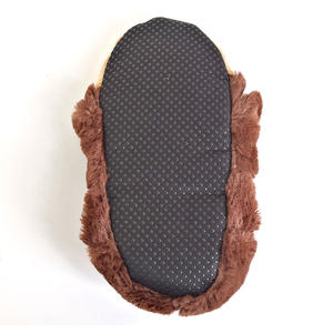 Pantoufles en peluche respirantes et chaudes en lin rembourrées de graines de lin chauffées au <span class=keywords><strong>micro</strong></span>-<span class=keywords><strong>ondes</strong></span> pour enfants et adultes, motif singe animal, automne-hiver - Product Image 5