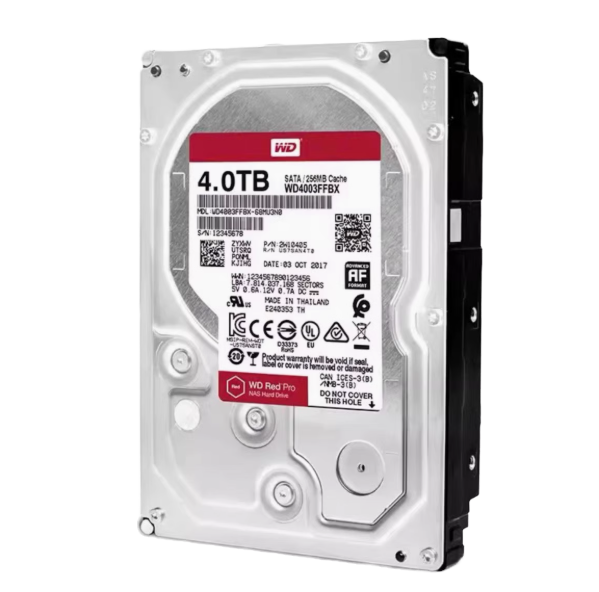WD4003FFBX Internal SSD 4T 3.5 Red SATAII NAS New for Laptop Application