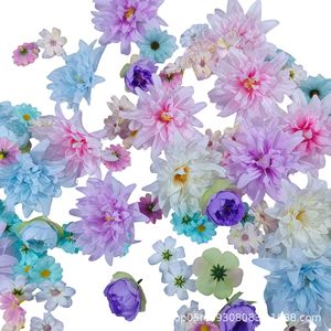 Lot de 50 fleurs artificielles en plastique et tissu PU, roses à tige unique, pour décoration DIY Hanfu, mariage et placement sur bureau - Product Image 4