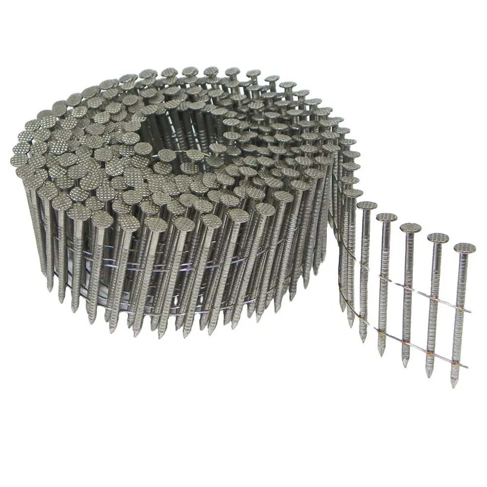 High Quality Wholesale 15 Degree Wire Collated Ring Shank Decking/Framing Nail