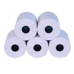 Produttori prezzo di fabbrica rotolo di carta termica formato personalizzato stampato grande rotolo POS ricevute del registratore di cassa