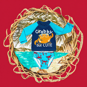 Maillot <span class=keywords><strong>de</strong></span> <span class=keywords><strong>bain</strong></span> 3 pièces imperméable crème solaire personnalisable pour enfants Maillot <span class=keywords><strong>de</strong></span> <span class=keywords><strong>bain</strong></span> durable à motif imprimé pour garçon pour le groupe d'âge des enfants - Product Image 3