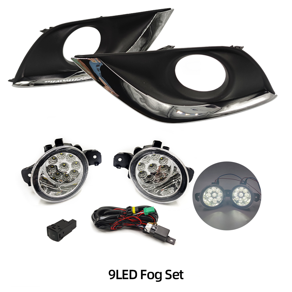 Ensemble antibrouillard 9 LED