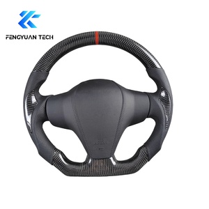 Volant de voiture en fibre de carbone forgé sur mesure avec LED pour Toyota <span class=keywords><strong>GR</strong></span> <span class=keywords><strong>Yaris</strong></span> Vios Mk3 2002 2004 2005 2006 2007 2008 2009 2010 2011 - Product Image 3