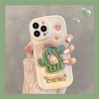 Étui de téléphone portable Tulip Blue Light pour iPhone 18 Pro Max, étui de téléphone portable Blu-ray avec motif de lapin fleuri, coque adorable