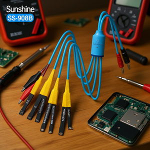 Câble de test d'alimentation Sunshine SS-908B pour réparation de carte mère iPhone, câble de charge 80-110 V - Product Image 3