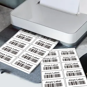 Label lembar A4 9UP label lengket perekat untuk gudang Amazon stiker kode batang pengiriman Printer Inkjet Laser