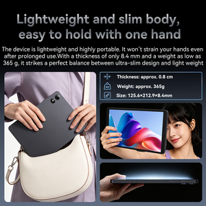 Tablette D802R Écran 8,68 pouces Résolution 800x1340 Android 16 Processeur ASR8662 Mémoire 4 Go + 64 Go Wi-Fi double bande 5G Type-C - Product Image 6
