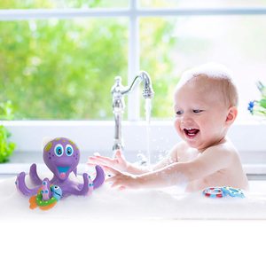 Jouets <span class=keywords><strong>de</strong></span> <span class=keywords><strong>bain</strong></span> en caoutchouc pour bébé, jouet <span class=keywords><strong>de</strong></span> <span class=keywords><strong>bain</strong></span> <span class=keywords><strong>interactif</strong></span> flottant avec 3 anneaux hooplola - Product Image 6