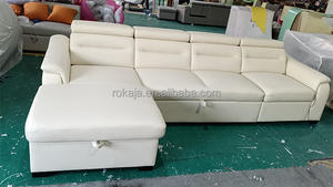 أريكة ذكية فاخرة مع سرير متعدد الوظائف, أريكة متداخلة كهربائية ، شحن USB ، أريكة إيطالية ، بالجملة - Product Image 5