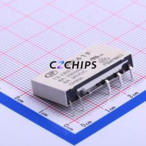 HF41F/12-Z8ST Power Relay Bent Lead Through Hole,15x28mm Relay 12V 1 Changeover: 1C (SPDT-Changeover)::: 5 6A-30VDC/6A-250VAC - Product Image 1