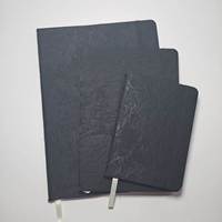 Carnet A5 en PU à texture craquelée promotionnel avec bande élastique, logo personnalisé pour cadeau de bureau