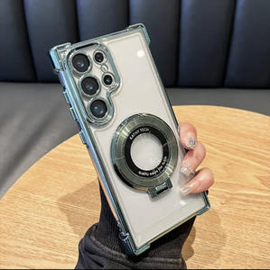 Coque de luxe électroplaquée intelligente avec béquille pour Galaxy Note20 <span class=keywords><strong>Ultra</strong></span> <span class=keywords><strong>S22</strong></span> <span class=keywords><strong>Ultra</strong></span> <span class=keywords><strong>S22</strong></span> Plus, étui rigide en PC pour téléphone portable - Product Image 6