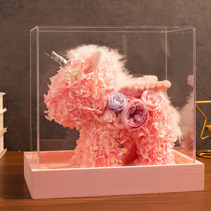 Prix Spécial Limité Fleur Éternelle Véritable Fleur Licorne Fabriquée en Chine Cadeau d'Anniversaire pour Petite Amie Rose <span class=keywords><strong>Rouge</strong></span> Hortensia - Product Image 2