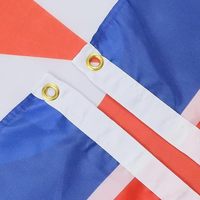 Drapeau décoratif de la Corée du Nord 3x5 pieds en polyester tissé 75D imprimé UV, style moderne, accessoire de décoration pour drapeau flottant
