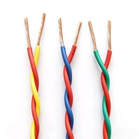 Industrielles Feuerwehr-Spezialkabel Signalkabel Twisted-Pair-Zweifarbig 2,5mm² RVS Flammhemmendes Stromkabel