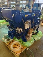 Moteur diesel marin Weichai WP13 pour bateau, moteur in-bord avec boîte de vitesses et transmission 400hp 430hp 450hp 500hp 550hp