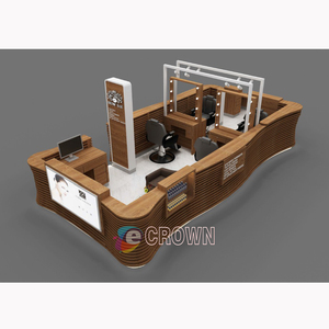 Eyebrow Kiosk Beauty Booth Cabinet Salon Stand Design Shop Salon Kiosk <strong>Fare</strong> Quality Beauty Salon Brow Shop Design OEM - Product Image 4