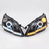 Kit de phares LED DRL à double faisceau avec lentille Angel Eye 12V pour Honda CRV 2007-2011 Série RE