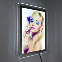 Support de menu en acrylique personnalisé et panneau de signalisation en ABS pour restaurant, magasin de mariage, maison, publicité, promotion d'affichage