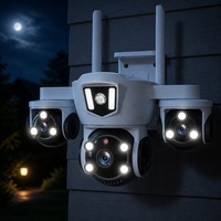 Cámara de Seguridad WiFi Exterior Tipo Bala 1080P IP66 Impermeable con Sensor CMOS, Visión Nocturna, H.264, Detección de Movimiento y Alarma