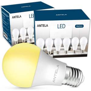 Lampadina LED Antela E27 8.5W 806Lm Bianco Neutro 4000K 95lm/W Corpo in Plastica 25000 Ore 3 Anni di Garanzia Confezione da 6 - Product Image 1