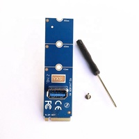 Carte de transfert NGFF M.2 vers USB 3.0 5 Gbps Adaptateur convertisseur M2 vers USB3.0 pour PCI Express PCI-E 1X vers 16X Riser Extender