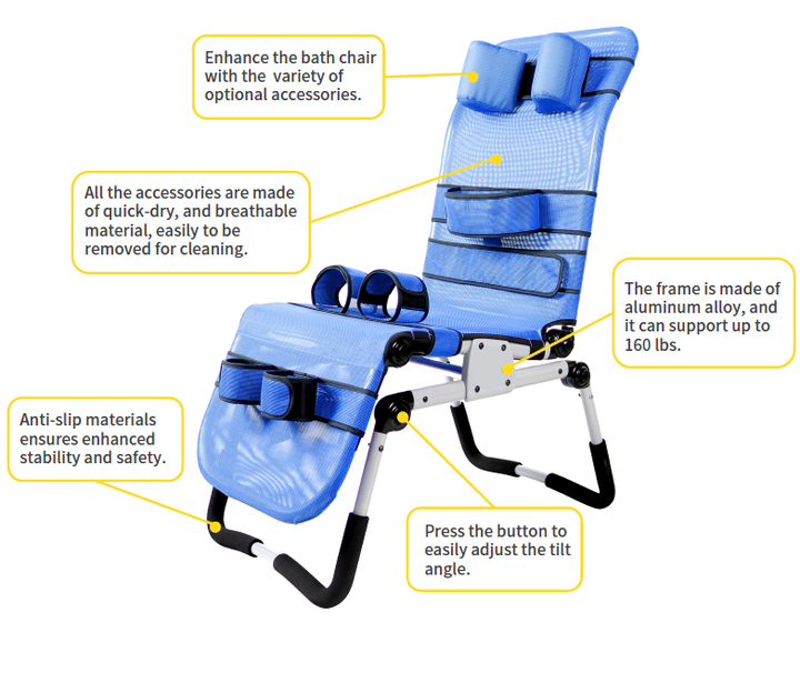 Commode Chair Rifton Blue Wave Mobility Rifton Wave Bath Chair