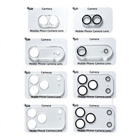 Protection d'objectif arrière pour iPhone 17/Pro/Air - Film en verre trempé sérigraphié haute définition et anti-rayures tout-en-un