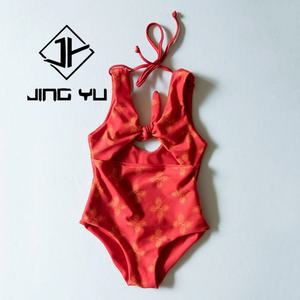 Maillots de bain en tissu texturé durable de qualité supérieure, imprimés hawaïens double face, bikinis pour filles, vente en gros d'usine - Product Image 4