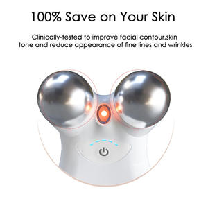 Perangkat kecantikan mikro kustom genggam penggunaan rumah elektrik Pengencang kulit wajah leher pengangkat pelangsing tahan air ABS tahan karat - Product Image 6