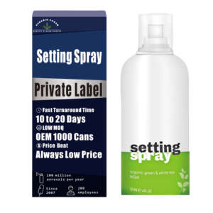 Spray Fijador Facial Hidratante con Té Verde Orgánico y MSM, Bruma Fijadora de Maquillaje de Larga Duración, Venta al por Mayor, Marca Privada, OEM - Product Image 1