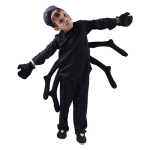 Disfraz de araña para niños, conjunto de cosplay negro para actuaciones en escenario, de 5 a 7 años - Product Image 5