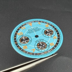 Nuevo Reloj de Estilo Moderno, Cronógrafo de 3 Esferas, Esfera Azul Cielo de 29,5 mm, Compatible con el Movimiento VK63 - Product Image 2
