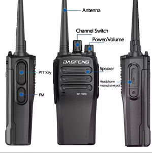 Walkie Talkie BF-1909 <span class=keywords><strong>Baofeng</strong></span> 2025, Transceptor de <span class=keywords><strong>10W</strong></span>, Alta Potencia, Largo Alcance 50KM, Alta Sensibilidad, Resistente al Agua - Product Image 4