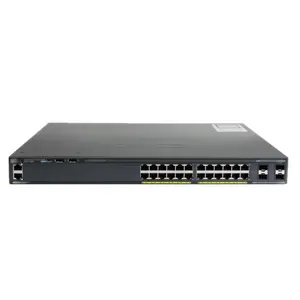 2960X-24PS-L LAN Base Stackable Layer 2 Switch 24 * 10/100/1000 Ethernet Ports With POE+ And 4 * 1G SFP Uplink Interfaces