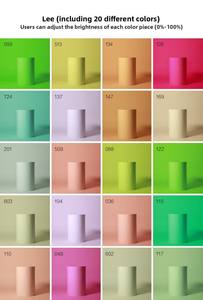 FALCONEYES DM4 400W LED RGBW luces de proyección DMX512 Control alto CRI 95 ajustable IP33 nominal 36000 lúmenes Video película - Product Image 4