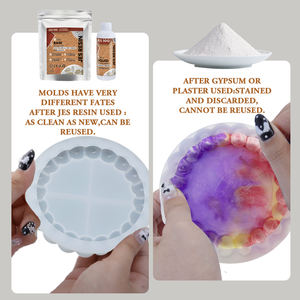 TIMESRUI JES Kit de coulée de poudre de plâtre en résine de gypse haute résistance pour débutants-facile à mélanger et auto-nivelant - Product Image 5