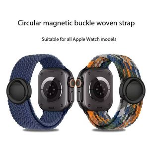 <span class=keywords><strong>Correa</strong></span> de Nailon Elástica de Una Sola Banda con Hebilla Magnética Circular BEEFLYPOWER para Apple Watch S11 10 9 SE Ultra Band 49mm 46mm - Product Image 4
