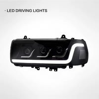 GZYLC - Faro Delantero Modificado con Luz Láser LED, Proyector, Lámpara Antiniebla para Toyota Land Cruiser LC80 1990-2002
