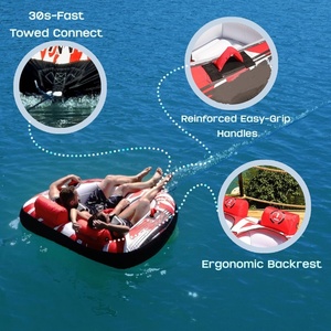 Tubes gonflables en PVC pour bateaux, 2 personnes, 69*61 pouces, avec housse en nylon, tubes aquatiques pour bateaux - Product Image 3