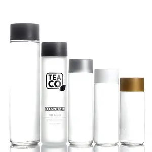 Hersteller Fabrik preis 800ml Voss Wasser Glasflasche Großhandel Voss Glasflasche Voss Glas Wasser flasche keine Undicht igkeit