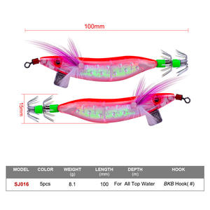 See Nice 10mm/8.1g Five-color Metal ABS Plastic Salmon Bream Stream Shrimp Squid Fishing Lures (<strong>old</strong>) - Product Image 4