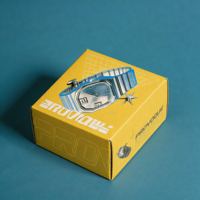 Boîtes d'expédition en carton ondulé écologiques avec impression graffiti, doublure en mousse, logo personnalisé, pour l'emballage de vêtements streetwear