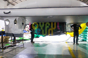 Sofá flotante de isla inflable personalizable JOYFUL FUN para uso interior/exterior para el hogar, Parque Acuático Sea River Lake - Product Image 5