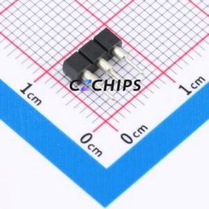 SS-103-T-<b>2</b> <b>Pin</b> Socket Through hole Component (THT),P=<b>2</b>.54mm <b>Connector</b> <b>2</b>.54mm Round Hole Through Hole Single Row - Product Image 2